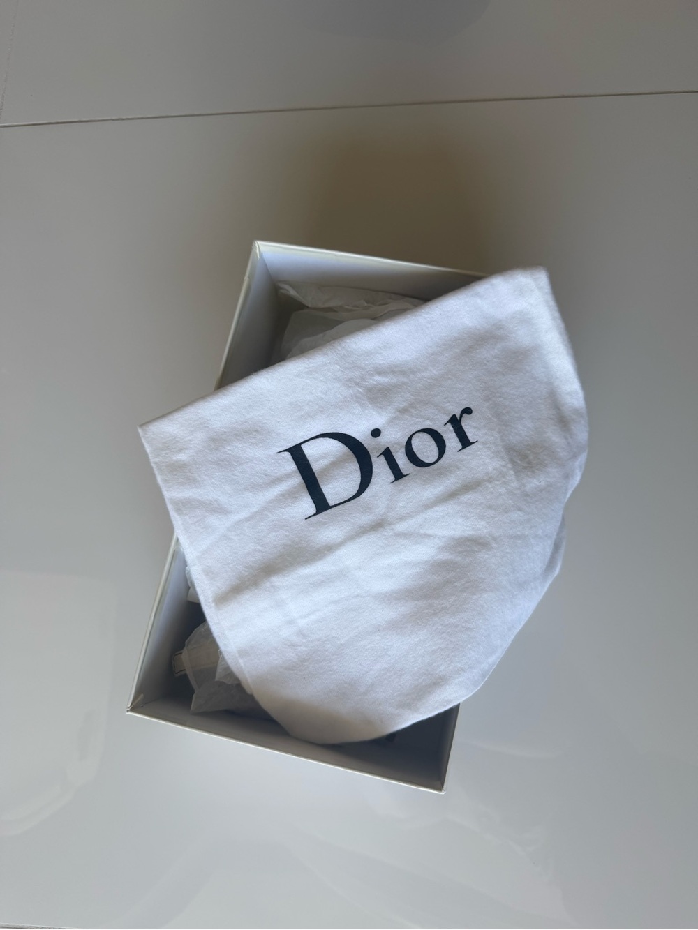 Dior Cream Leather Cork-Trim Slingback Heels - Picture 7 of 7